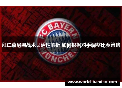 拜仁慕尼黑战术灵活性解析 如何根据对手调整比赛策略